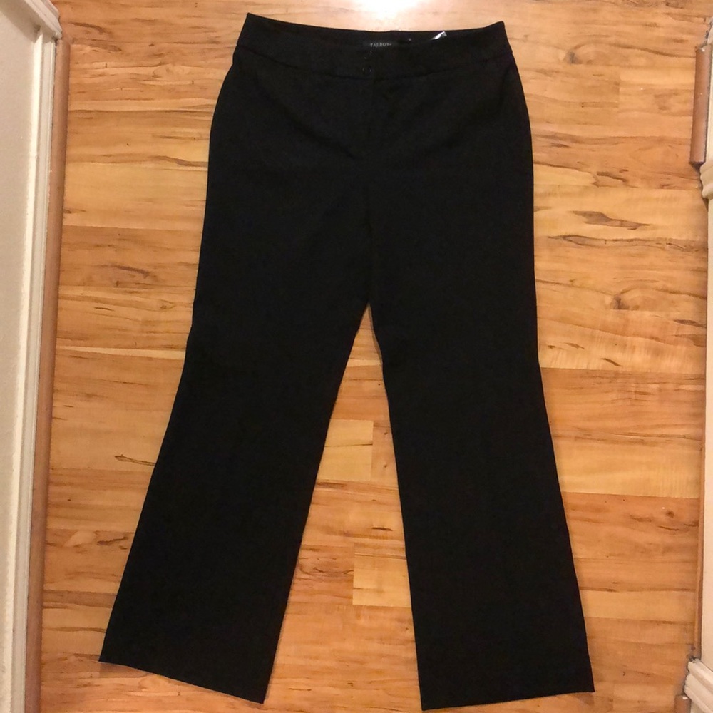 Talbots Black Flared-Legged Trousers